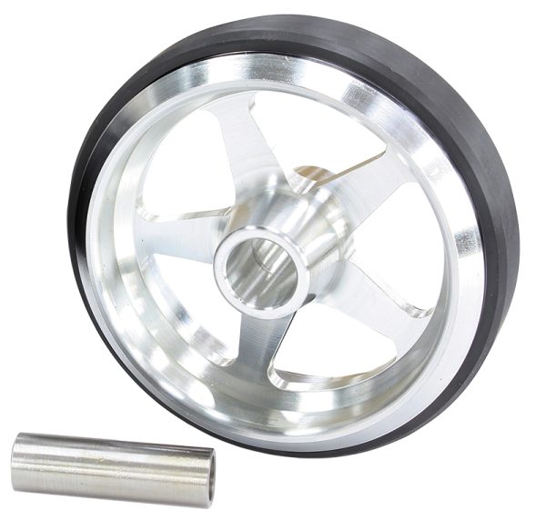 BILLET WHEELIE BAR WHEEL      10000ft/lbs load 3/8-1/2 SLEEV