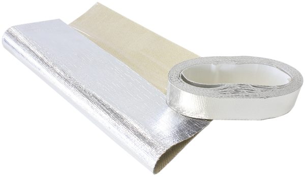 6.25"X26" SHEET ALUMINISED HEABARRIER ADHESIVE BACKED SILVER