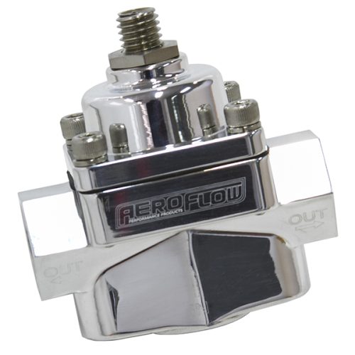 BLUE STYLE REG 4.5-9 PSI ADJUSBILLET  1In 2 Out 3/8 NPT PORT