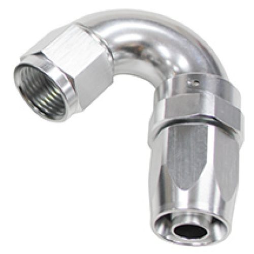 150 DEG HOSE END -16AN SILVER FULL FLOW TAPER STYLE