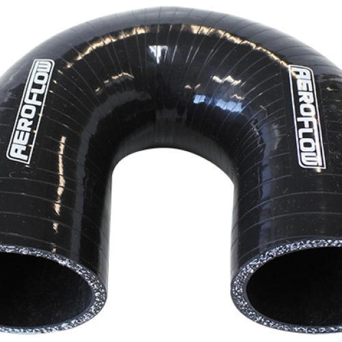 Silicone Hose 180 Deg; Black  I.D 1.50″ 38mm, Wall 4.5mm,