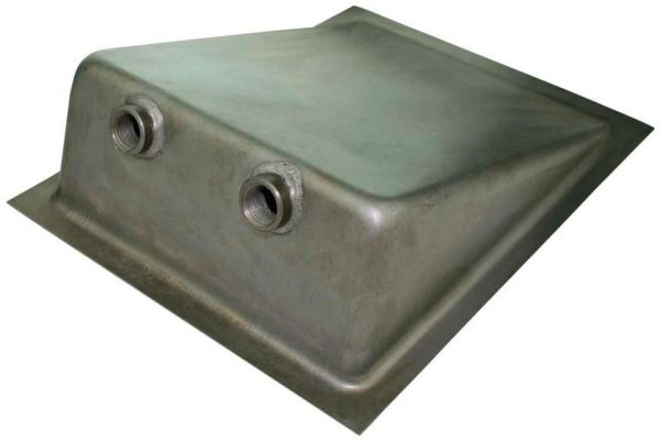 FUEL TANK WELD IN SUMP KIT    2 X 3/8" NPT BUNGS 11X7-3/8X3