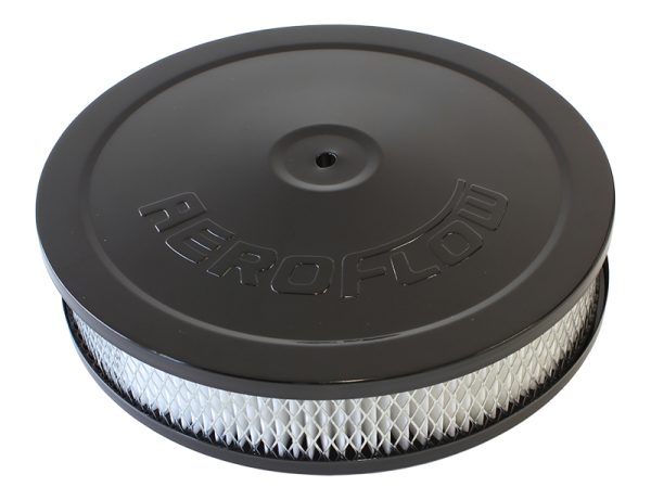9" X 2"  AIR CLEANER  ASSEMBLY5-1/8" NECK, BLACK, PAPER