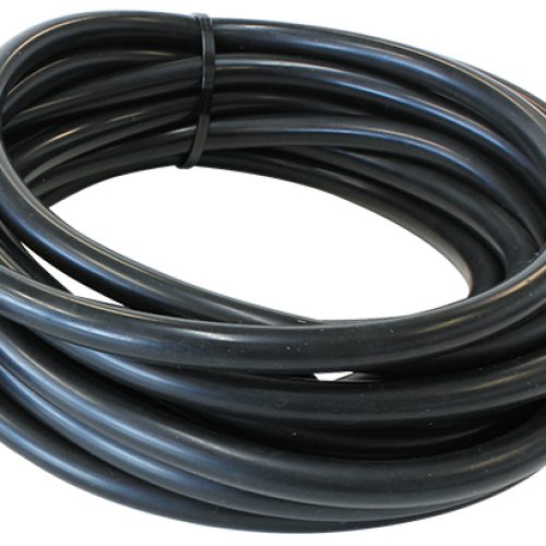 Silicone Vacuum Hose Black I.D5/16″ 8mm, Wall 3mm, 50 Foot