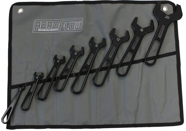 ALLOY PRO SINGLE SPANNER SET  8 PIECE SET -3AN TO -20AN