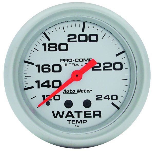 ULTRA-LITE 2-5/8" WATER TEMP  120-240F, MECHANICAL, 6FT