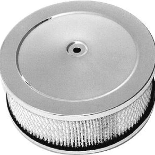 6-3/8 X 2-1/2 AIR CLEANER SET CHROME STUD AND WING NUT INC