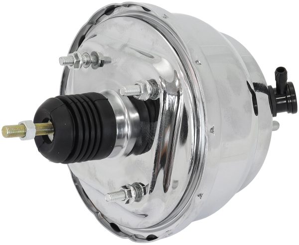 GM BRAKE BOOSTER 8" CHROME    DUAL DIAPHRAM