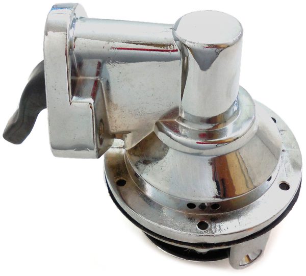 MECHANICAL FUEL PUMP, SBC CHEVCHROME, 80GPH, 1/4" NPT IN/OUT