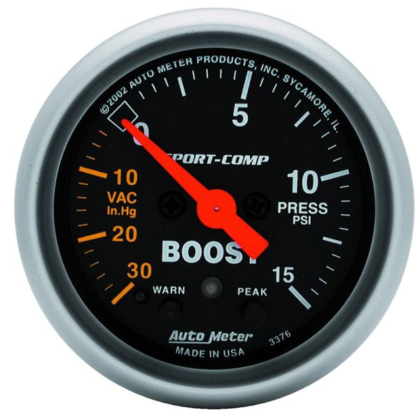 SPORT-COMP 2-1/16" BOOST/VAC  30IN/HG-15PSI, FS ELECT W/PEAK