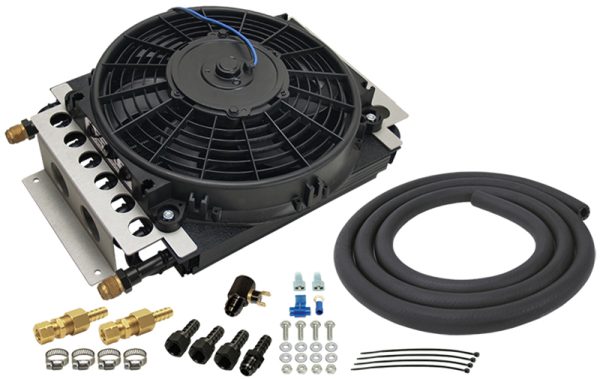 ELECTRA COOL 16 PASS REMOTE   TRANS COOLER W/FAN. -8AN INLET