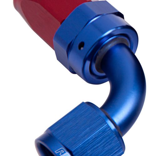 -12AN TAPER SERIES 90 DEGREE  HOSE END BLUE
