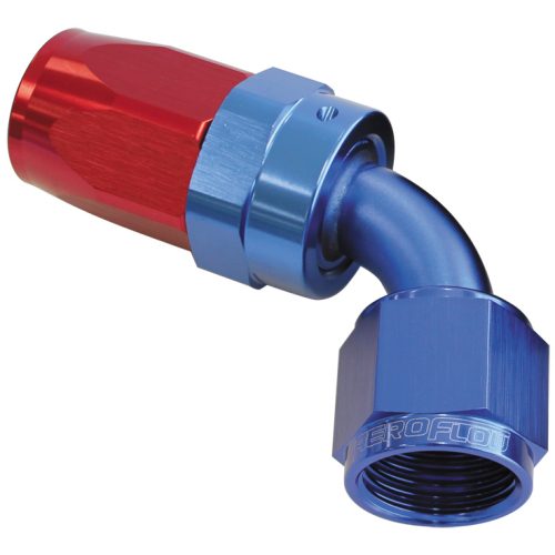 -6AN TAPER SERIES 60 DEGREE   HOSE END BLUE