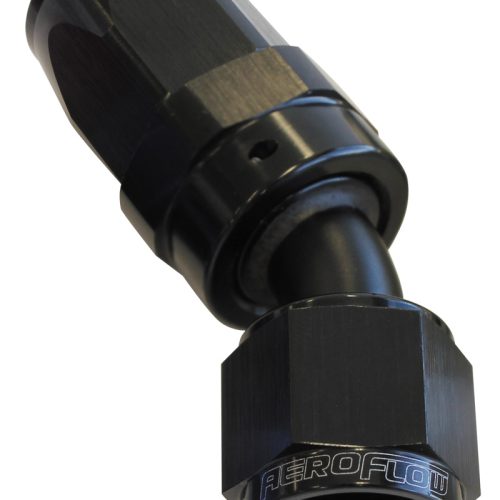 -12AN TAPER SERIES 30 DEGREE  HOSE END BLACK