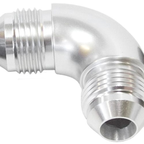 -8AN 90 DEG MALE FLARE UNION  SILVER FULL FLOW NO RESTRICTIO