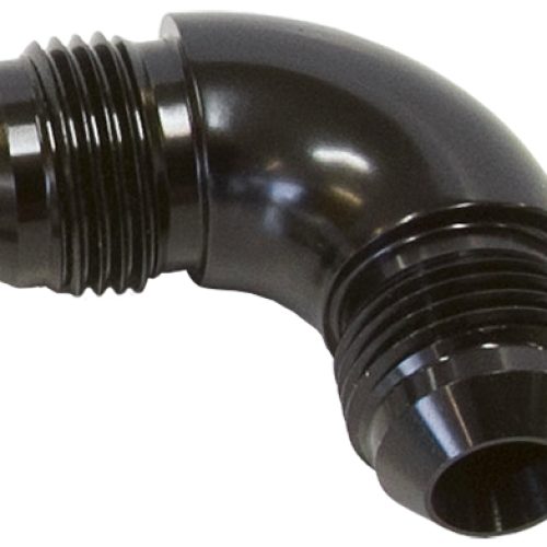 -10AN 90 DEG MALE FLARE UNION BLACK FULL FLOW NO RESTRICTION