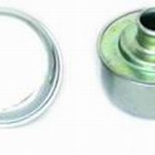 CHROME STEEL PUSH-IN BREATHER WITH TUBE 2-3/4 DIAMETER