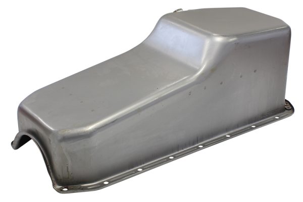 STEEL STOCK OIL PAN SBC RAW   LH/SIDE DIPSTICK REAR SUMP