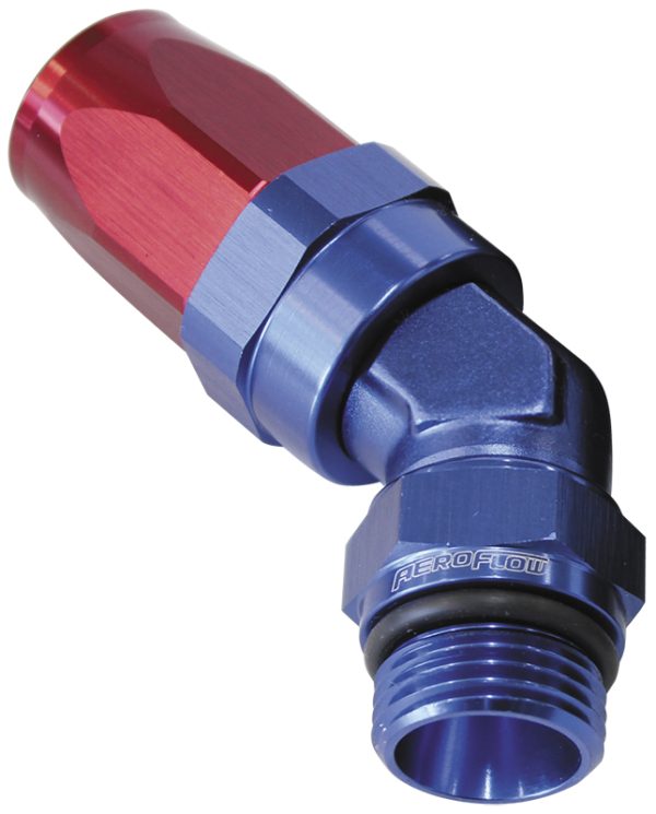 45 Deg -8 Hose to Male -6 Thread