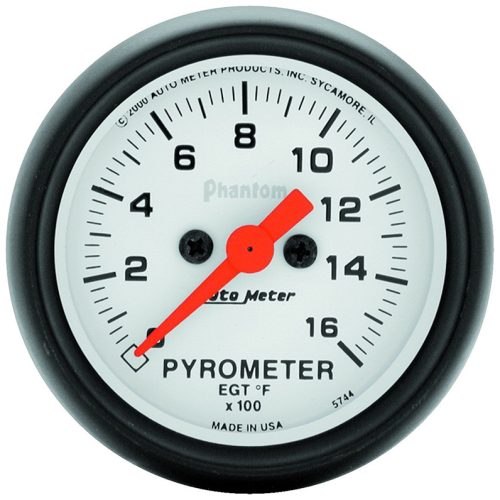 PHANTOM 2-1/16″ PYROMETER KIT 0-1600°F, FULL SWEEP ELECTRIC