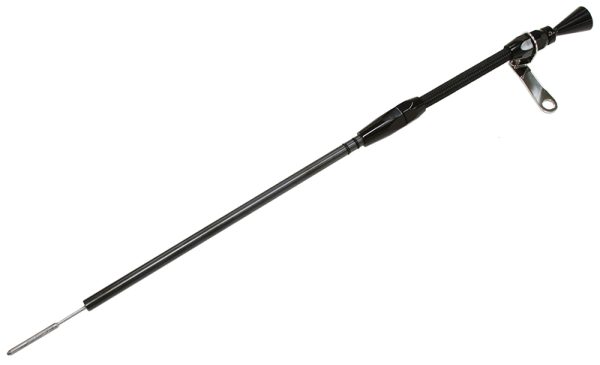 302C 351C CLEV ENGINE DIPSTICKBILLET HANDLE S/S BRAIDED TUBE