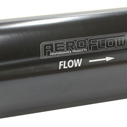 AEROFLOW PRO FILTER 10 MICRON BLACK FEMALE -12ORB 2″ x 5.5″