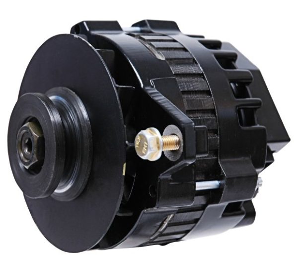 MSD ALTERNATOR 160AMP 12 VOLT 1 X WIRE BLACK FINISH