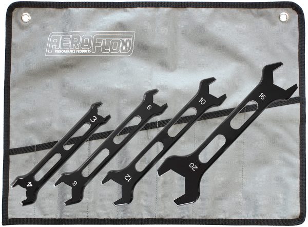 DOUBLE ENDED AN PRO SPANNER   4 PIECE SET -3AN TO -20AN