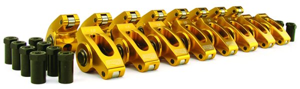 ULTRA-GOLD ROLLER ROCKERS, SBC1.60:1 RATIO, 7/16" STUD