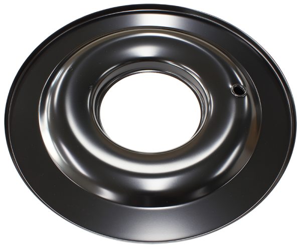 14" AIR CLEANER BASE ONLY     FLAT BASE BLACK