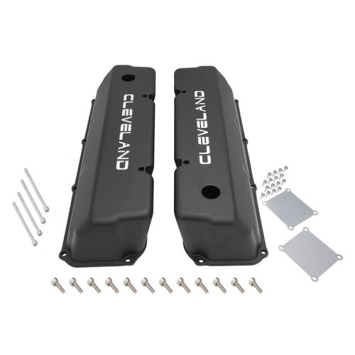 Tall Cast Aluminium, Black, Small Block Ford 302, 351C, Pair