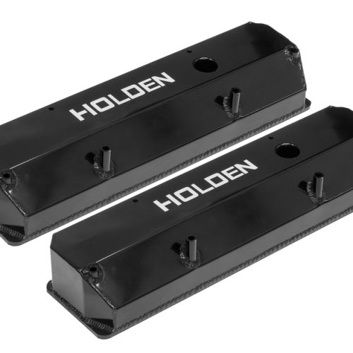 Holden 253-308 Early Tall Black Valve covers with HOLDEN logo