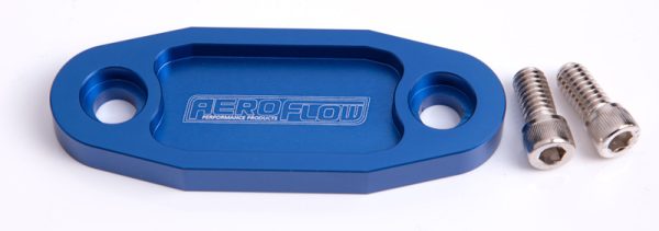 BILLET FUEL PUMP BLOCK OFF    BLUE SUIT 302 351C