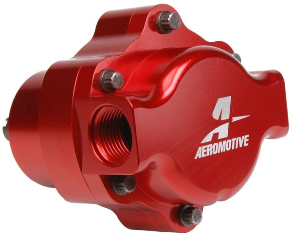 BILLET BELT DRIVE FUEL PUMP   6GPM 1800HP -10IN/OUT EFI/CARB