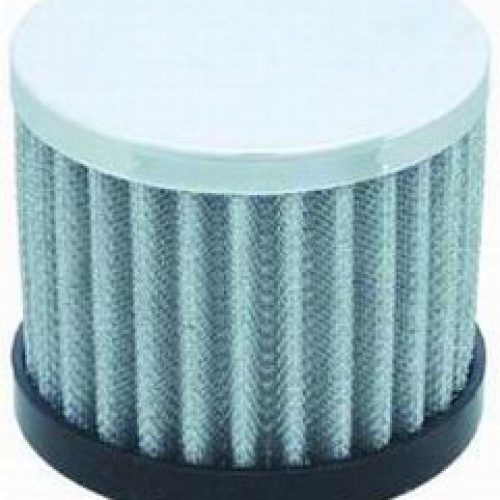 CHROME STEEL TOP BREATHER FILTPUSH-IN STYLE 3 HIGH
