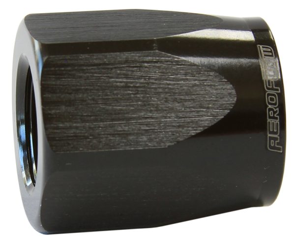 HOSE END SOCKET ALLOY -4AN    BLACK SUIT BRAIDED HOSE