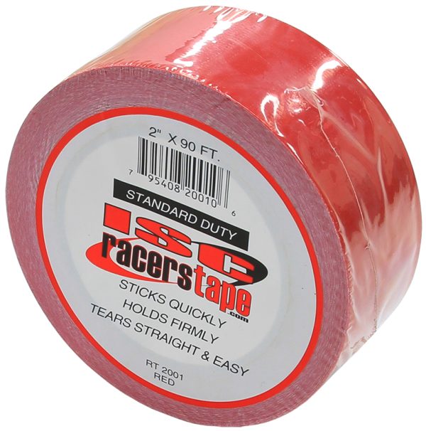 STANDARD DUTY TAPE RED        2" WIDE X 90FT ROLL
