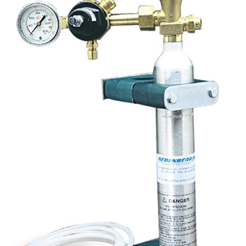 DEDENBEAR CO-2  BOTTLE KIT    10 OUNCE  DUAL GAUGE ADJUST