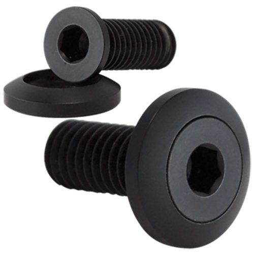 STAINLESS PRO BOLTS BLACK (PR)5/16-18 X 1″   3/4″ WASHER OD