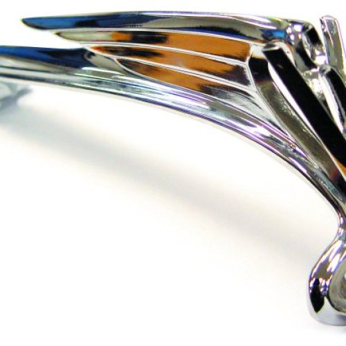 1935 FORD RAD SHELL ORNAMENT  CHROME PLATED-C/W HARWARE