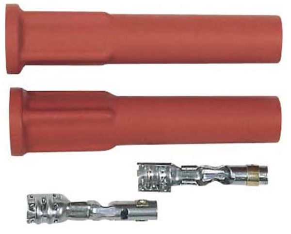 STRAIGHT PRO TEMP BOOTS (2)   2 BOOTS & 2 TERMINALS