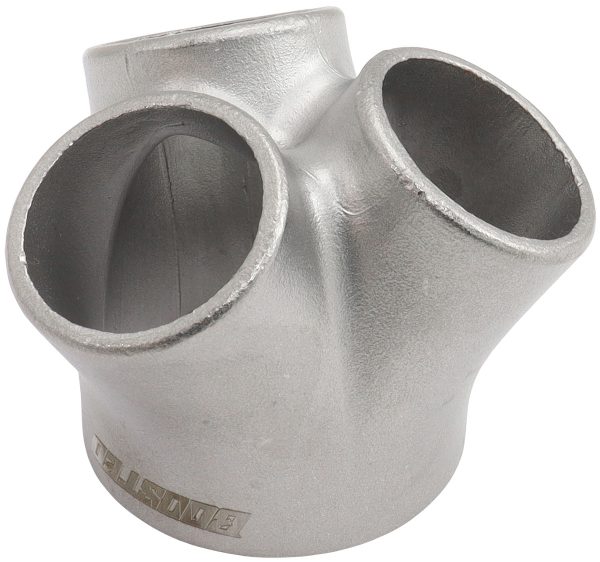 3 INTO 1 TURBO MERGE COLLECTORCAST 1x 2" ID TO 3x 1-1/4" UNI