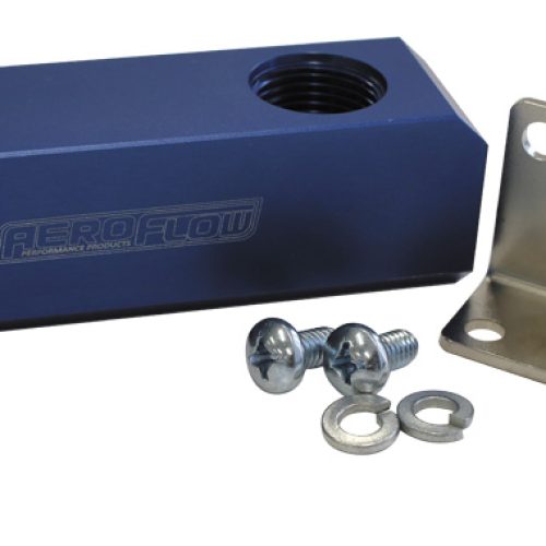 FUEL BLOCK, LOG TYPE -12ORB   BLUE 2 X-12 SIDE, 2X -12 TOP