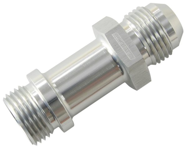 -6ORB TO MALE -6AN EXTENSION  SILVER 1.5" LONG EXTENSION