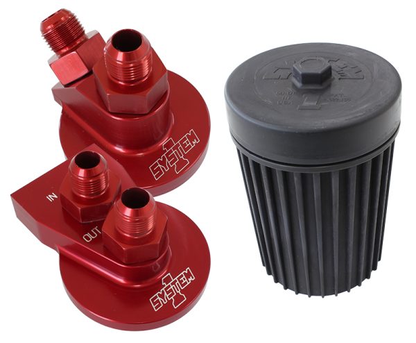 DELUXE OIL FILTER RELOCATION  KIT -12AN FITTING 3/4-16 THREA