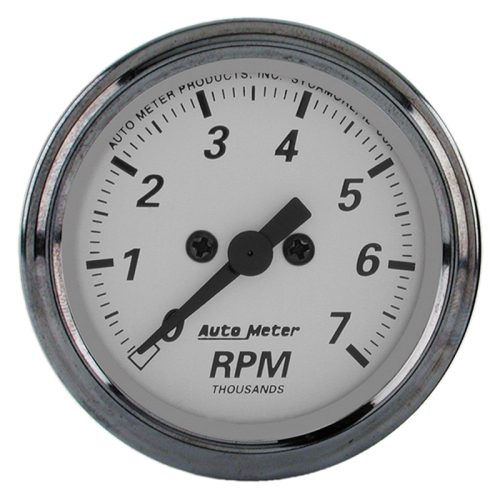 2-1/16″ IN DASH TACHO, 7000RPMAMERICAN PLATINUM