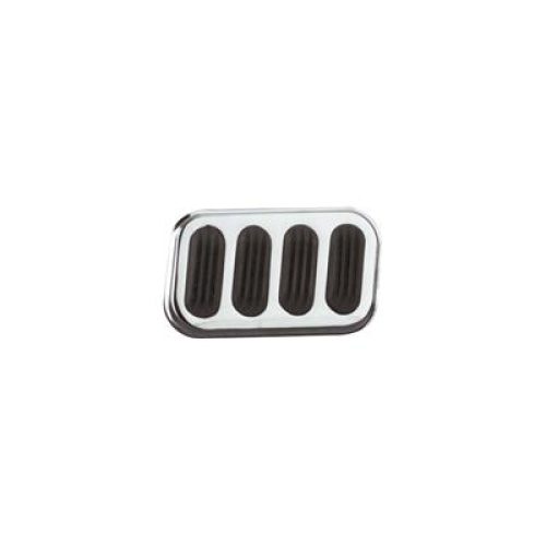 LOKAR CHROME STEEL BRAKE PAD  WITH RUBBER INSERT