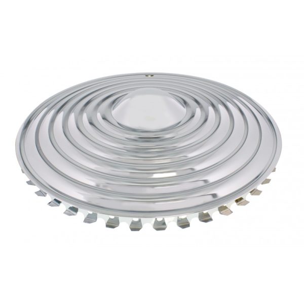 CHROME 15 STARBURST           SET OF 4 WHEEL COVERS