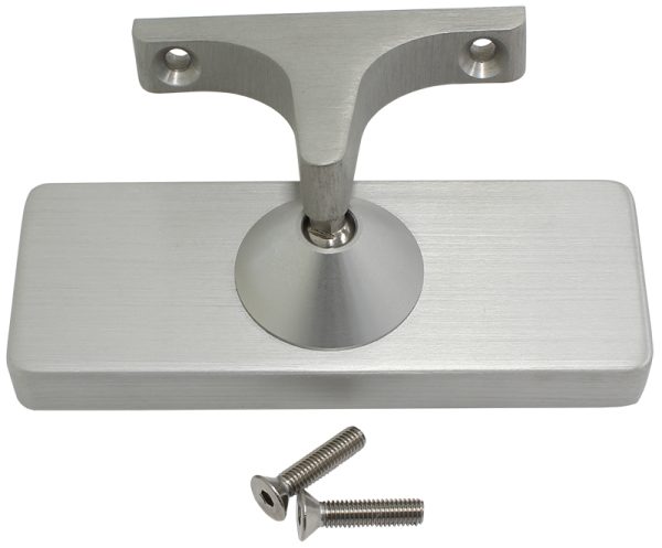 BILLET ALUM REARVIEW MIRROR   SCREW ON BRUSHED FINISH    EA