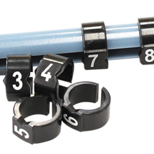 PLUG WIRE MARKERS (8) 8.5MM   WITH INSTALLATION TOOL